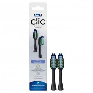 Akcesoria Oral-B Clic Toothbrush Whitening Replacement Brush Heads Czarne | PL_OB37776