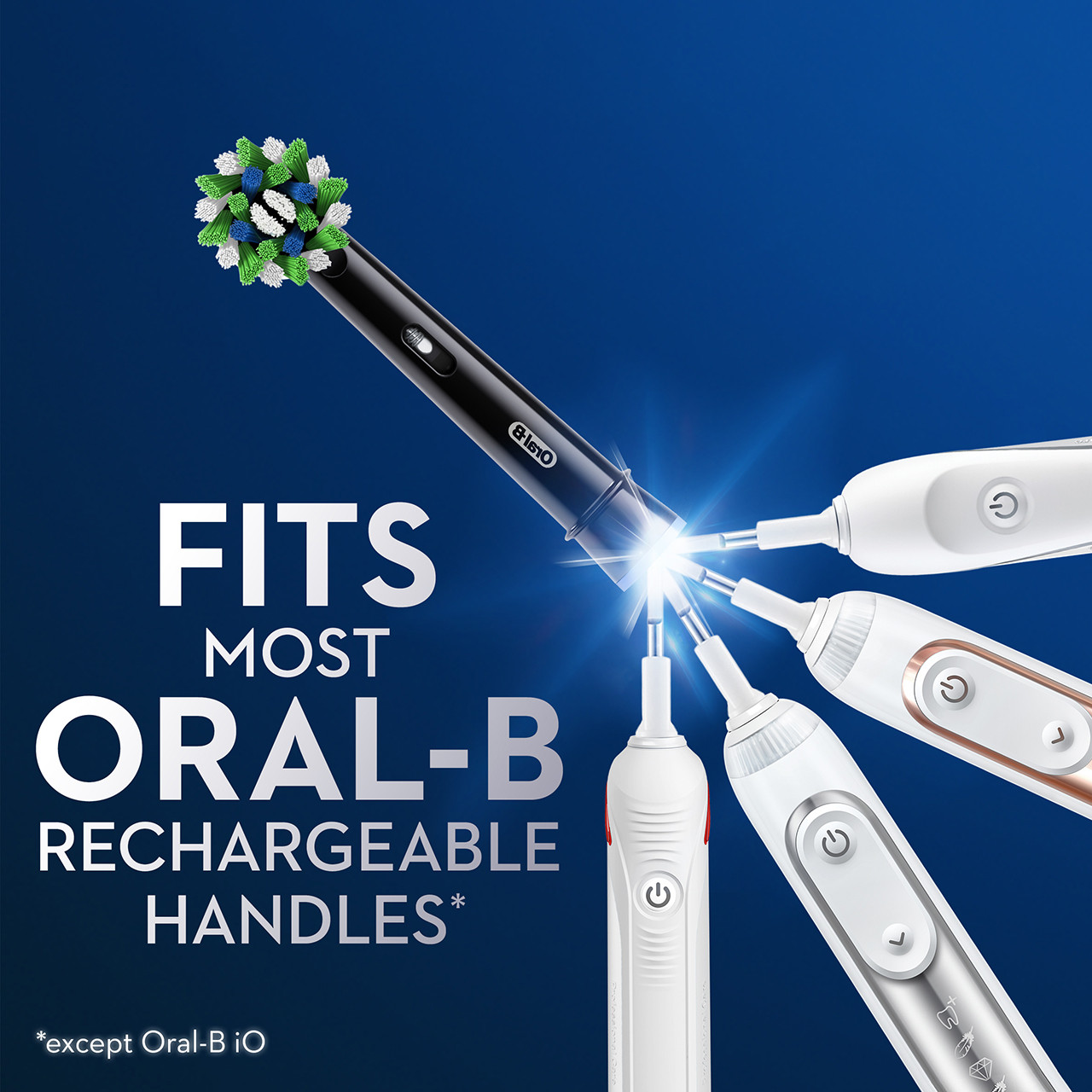 Inne główki szczoteczki Oral-B CrossAction Czarne | PL_OB79131