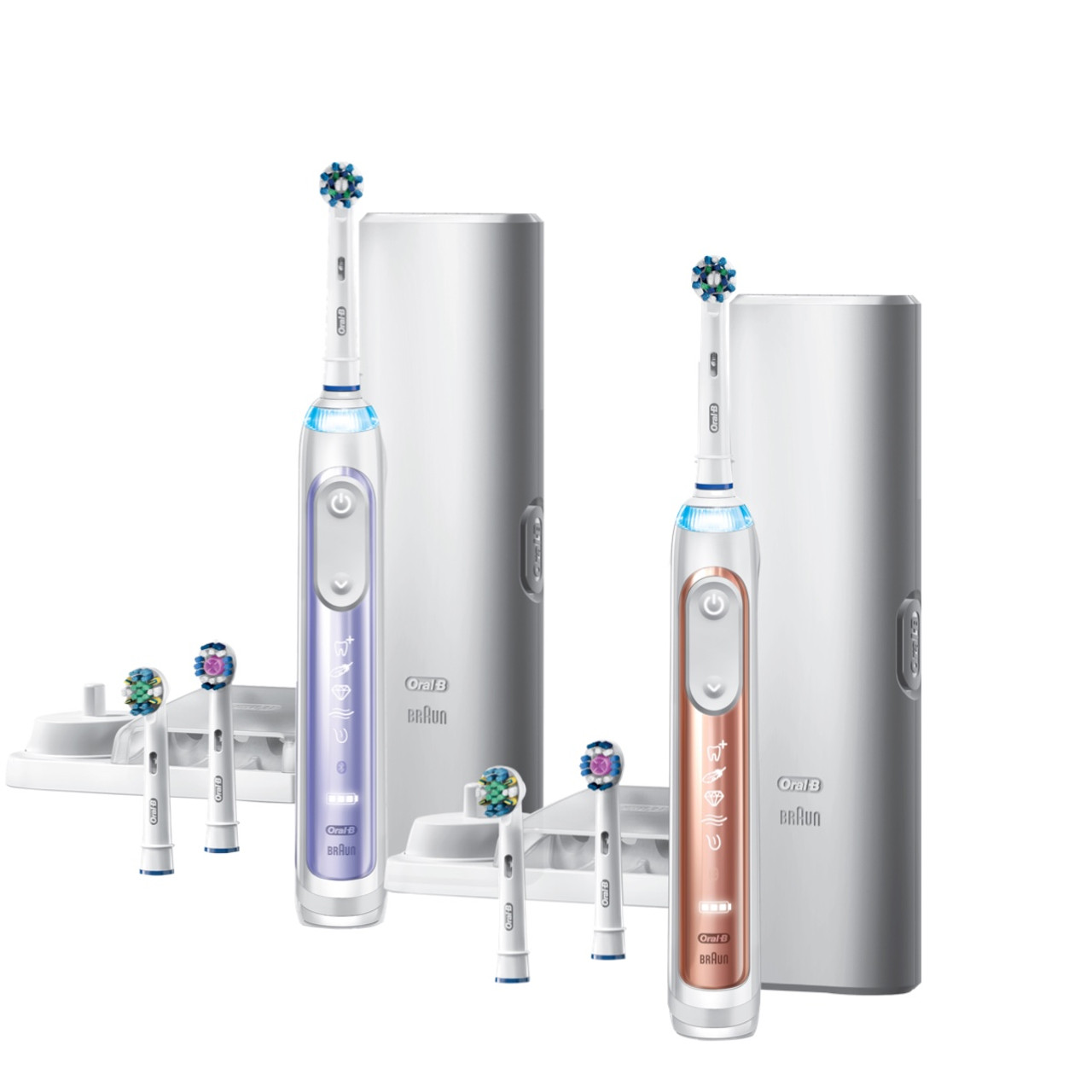 Seria Genius Oral-B Genius 7500 Rechargeable Fioletowe Różowe Złote | PL_OB65436