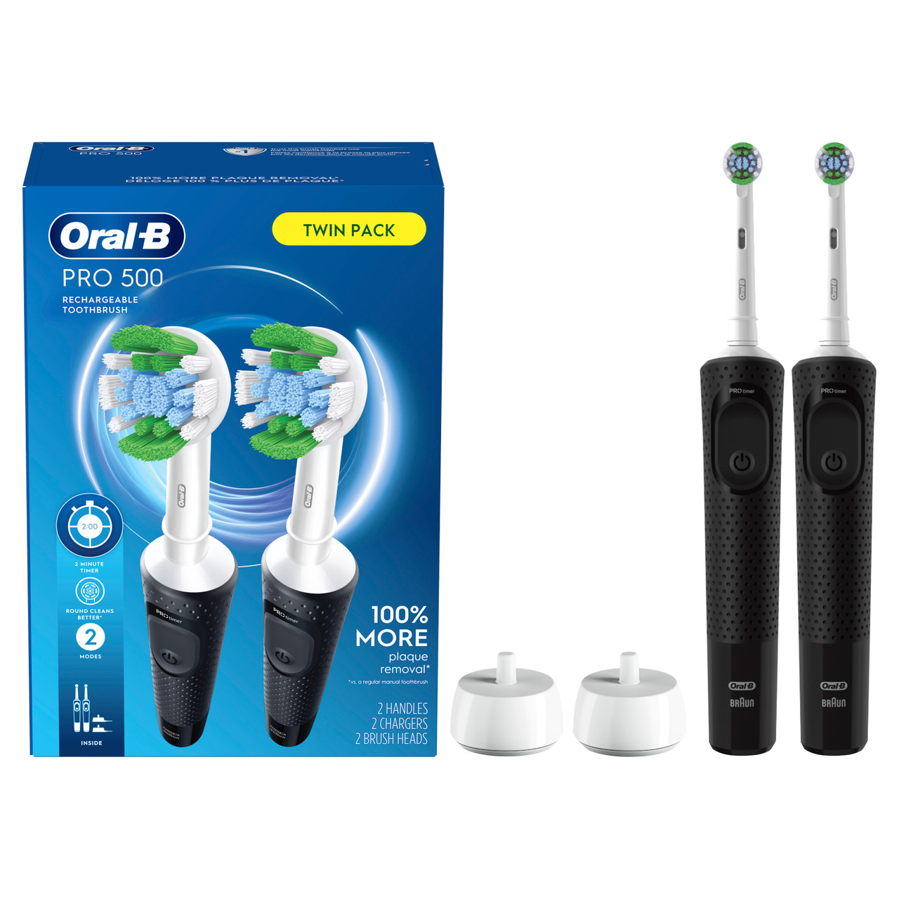 Seria Pro Oral-B Pro 500 Rechargeable Czarne | PL_OB55514