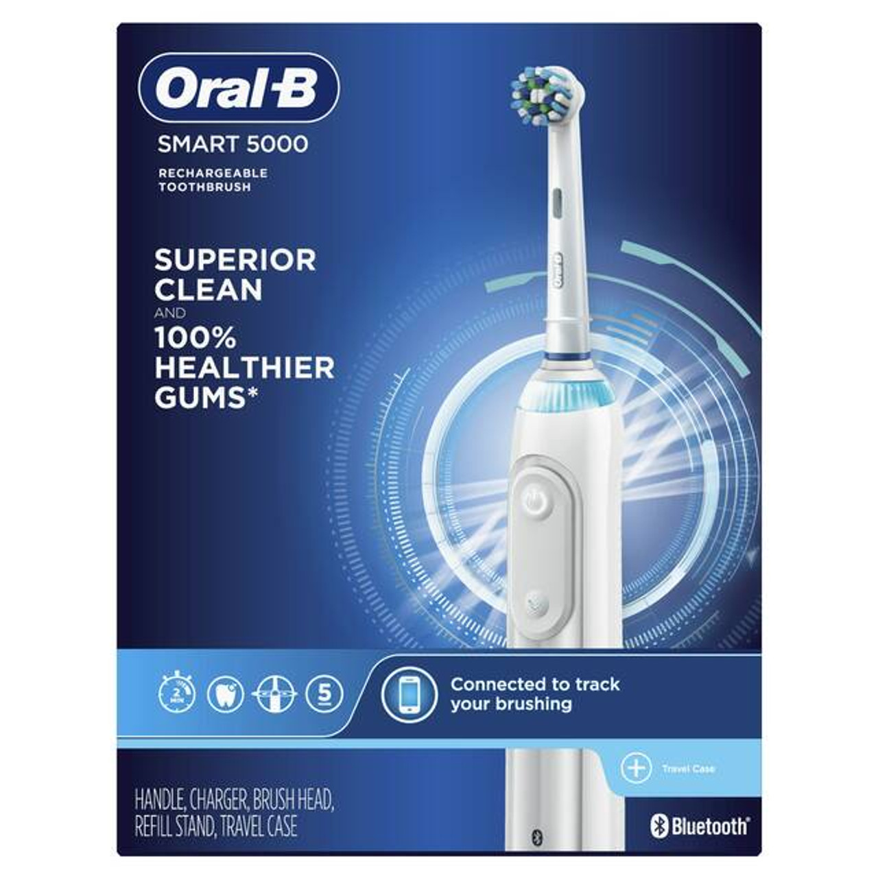 Seria Smart Oral-B Smart 5000 with Bluetooth Białe | PL_OB24522