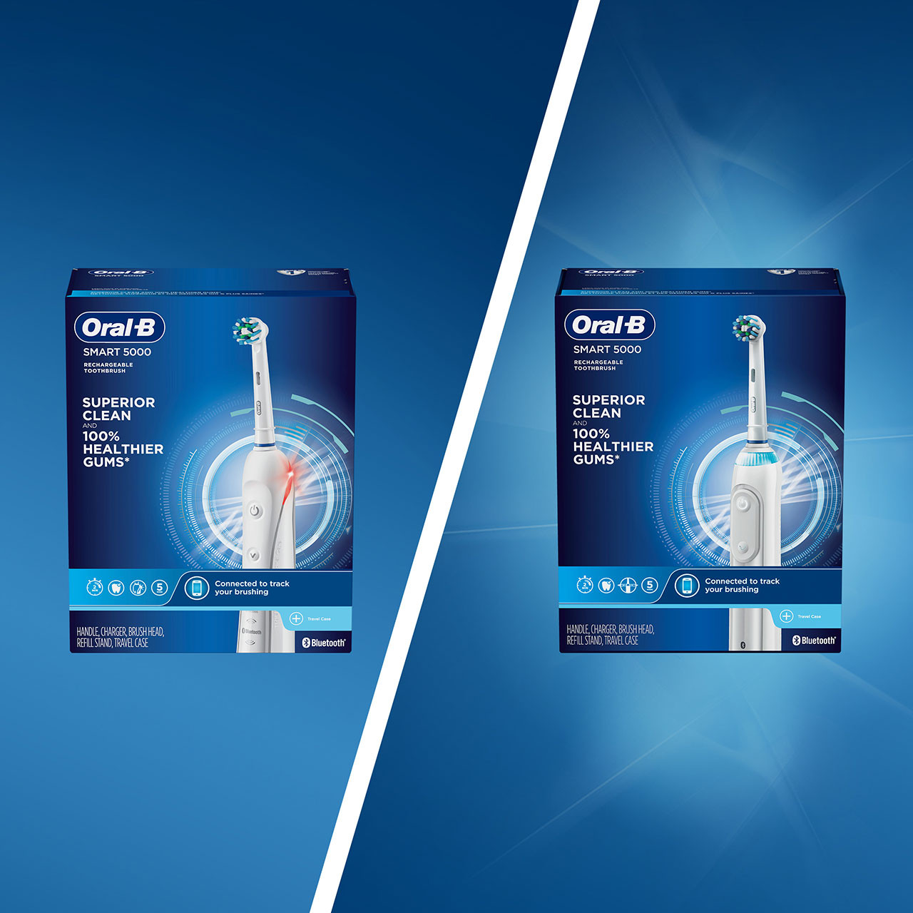 Seria Smart Oral-B Smart 5000 with Bluetooth Białe | PL_OB24522