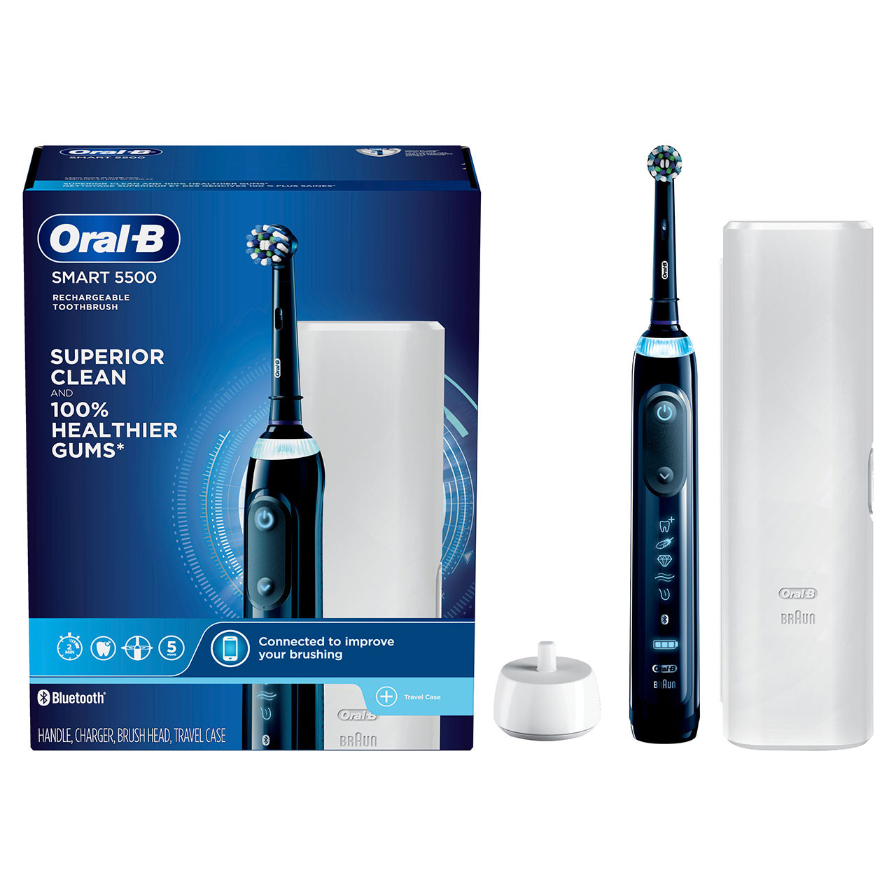 Seria Smart Oral-B Smart 5500 with Bluetooth Niebieskie | PL_OB30048