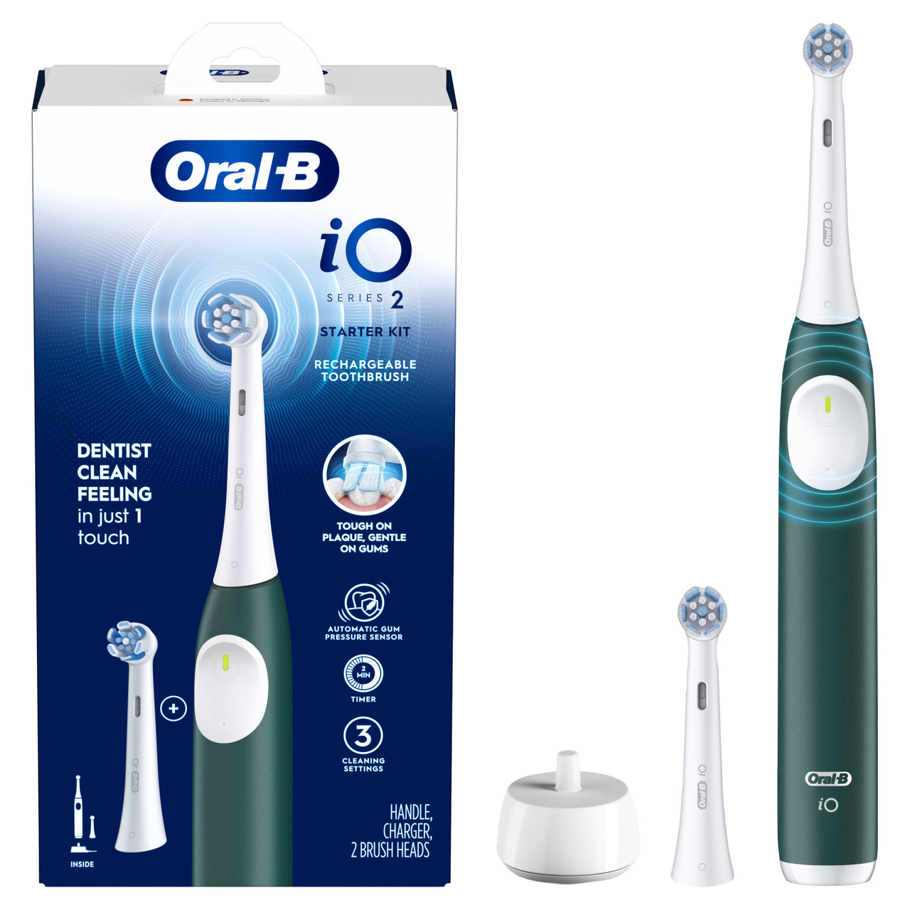 Seria iO Oral-B iO Series 2 Rechargeable Zielone | PL_OB92387