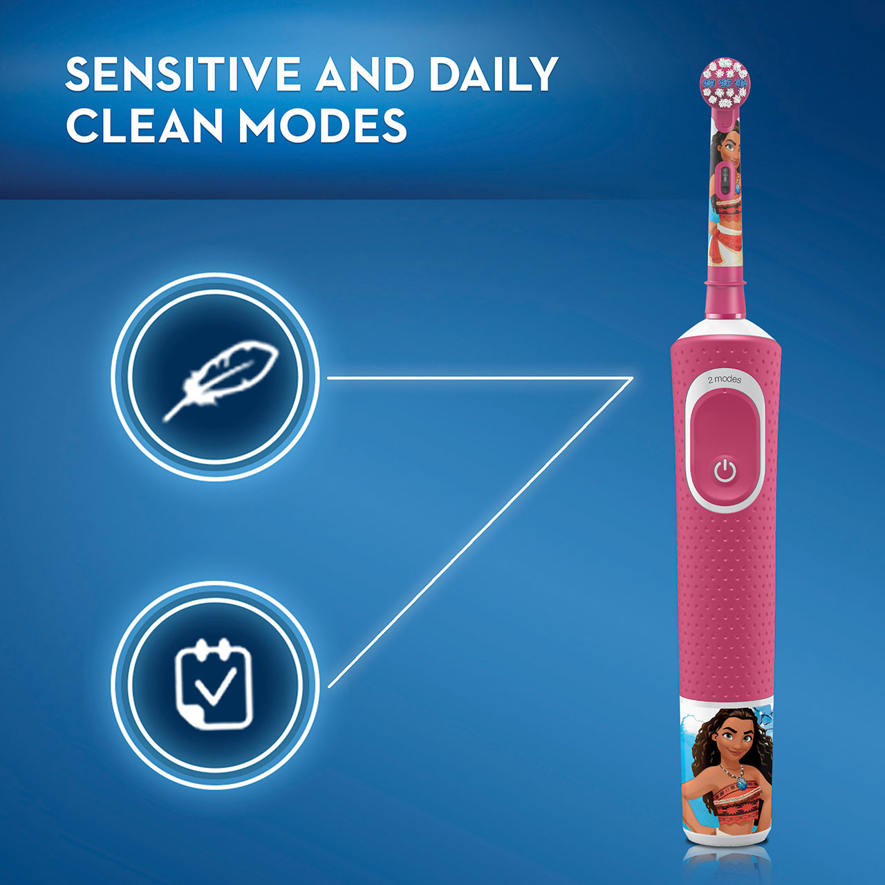 Zestawy Oral-B Kids Princess Moana Czerwone | PL_OB92647